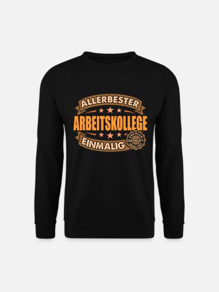 Allerbester Arbeitskollege Kollege Arbeit - Unisex Pullover - Schwarz