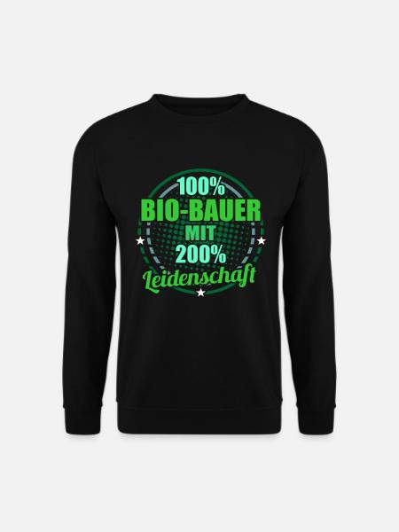 Bio-Bauer - Unisex Pullover - Schwarz
