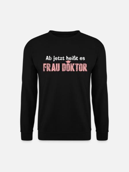 Doktortitel Doktorand - Unisex Pullover - Schwarz