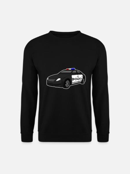 Police Car - Unisex Sweatshirt - black