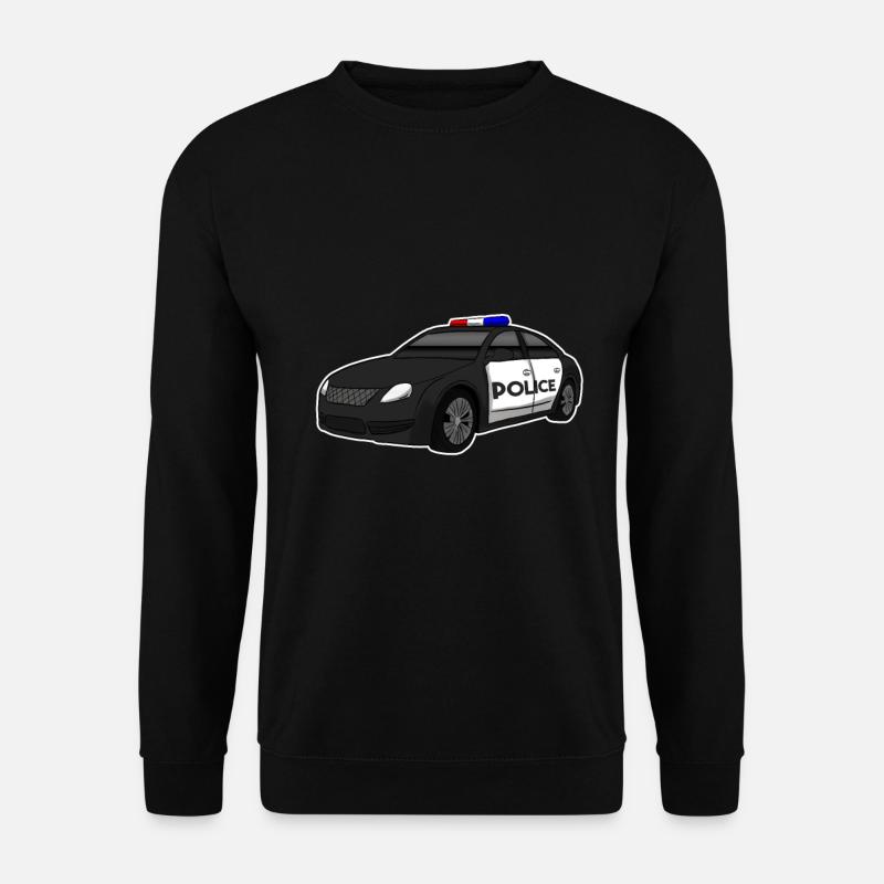 Polizeiauto - Unisex Pullover - Schwarz