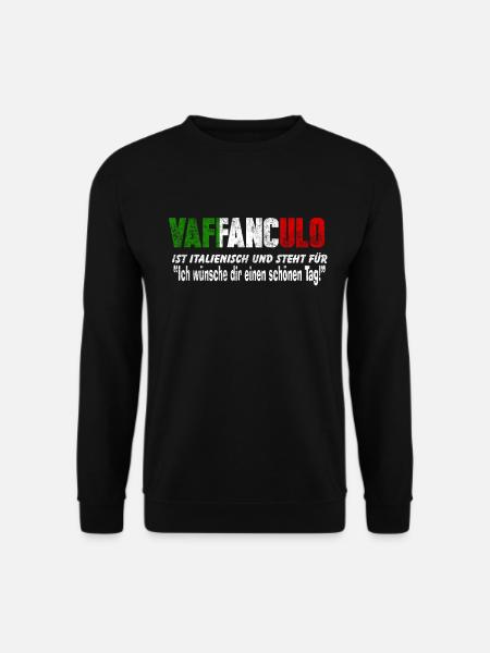 Italienisch Italiener Lustig - Unisex Pullover - Schwarz