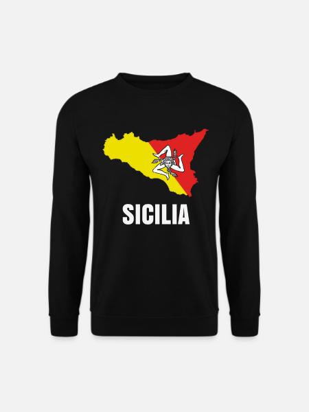 Sizilien Süd Italien - Unisex Pullover - Schwarz