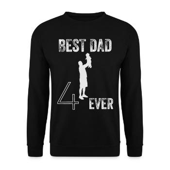 Meilleure idée cadeau d'anniversaire papa - Sweat-shirt Unisexe - noir - Devant - Alina (178cm) & Michal (187cm)