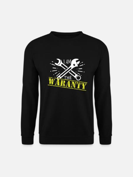 Witziges KFZ Mechaniker Garantie Shirt Werkzeug - Unisex Pullover - Schwarz
