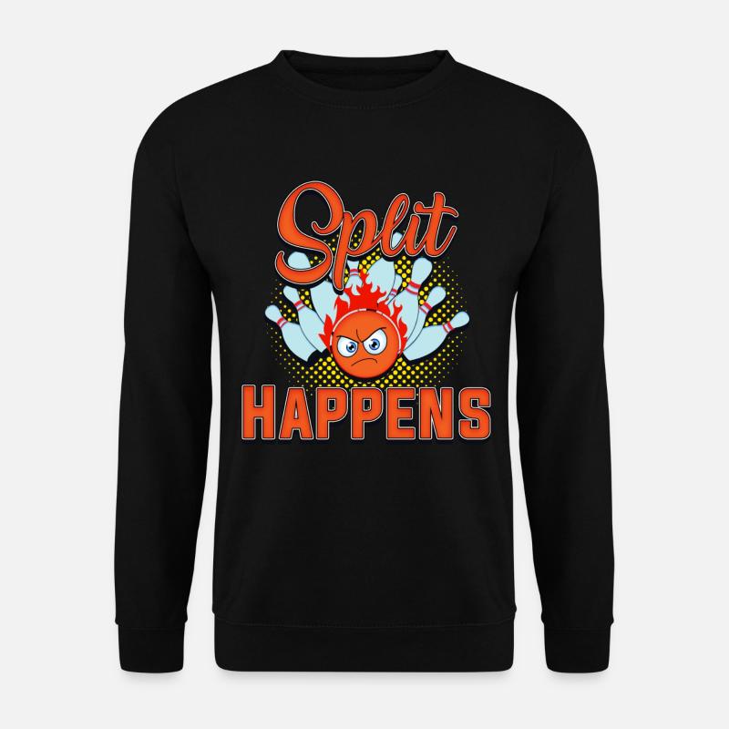 Bowling, bowling split - Sweat-shirt Unisexe - noir