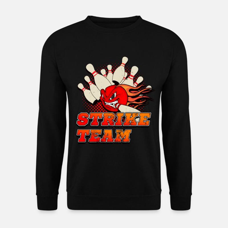 Bowling, Bowling strike - Unisex Pullover - Schwarz