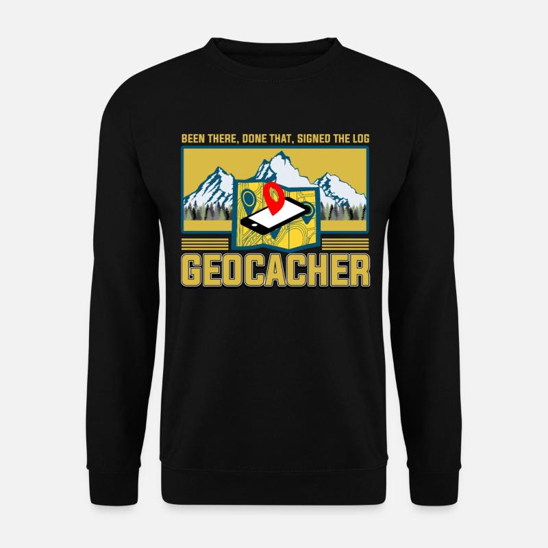 geocaching - Unisex Pullover - Schwarz