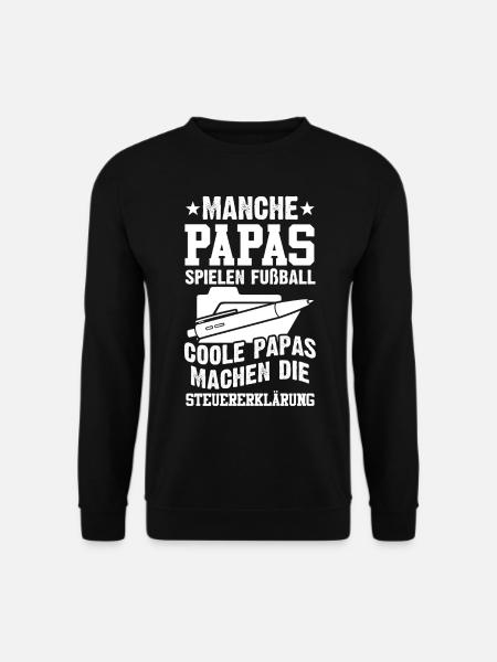 Steuerfachangestellter Steuerberater Papa Vatertag - Unisex Pullover - Schwarz