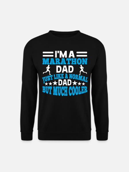 I'm a marathon dad - Unisex Sweatshirt - black