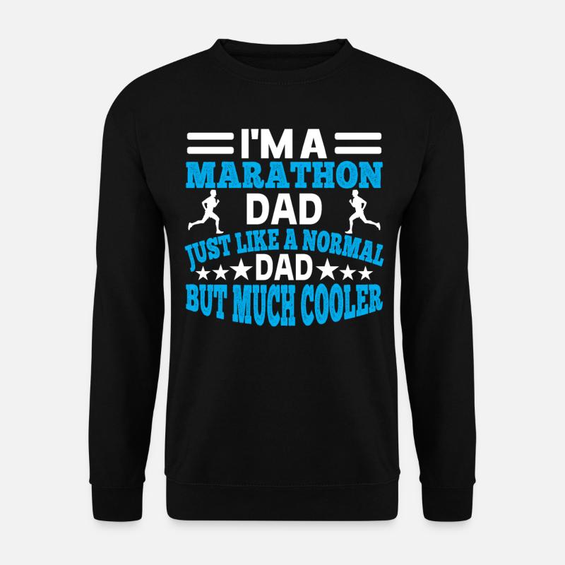 I'm a marathon dad - Unisex Sweatshirt - black