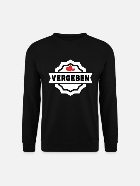 Ich bin vergeben - Unisex Pullover - Schwarz