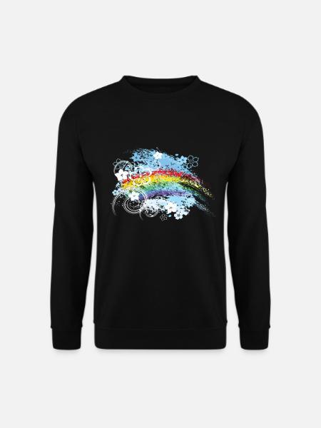 Regenbogen Gay Pride Csd Homo Lesben Party - Unisex Pullover - Schwarz