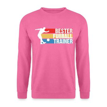 Bester Fußball Trainer - Unisex Pullover - Pink - Vorne
