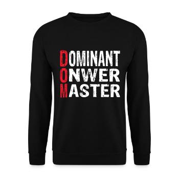 Dom - Unisex Pullover - Schwarz - Vorne - Alina (178cm) & Michal (187cm)
