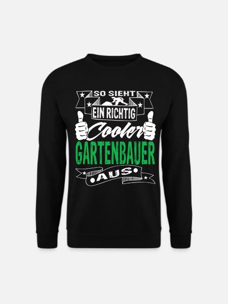 Garten Gartenbauer Landschaftsbau Gartenarbeit - Unisex Pullover - Schwarz