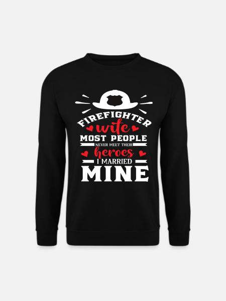 Pompier - Sweat-shirt Unisexe - noir