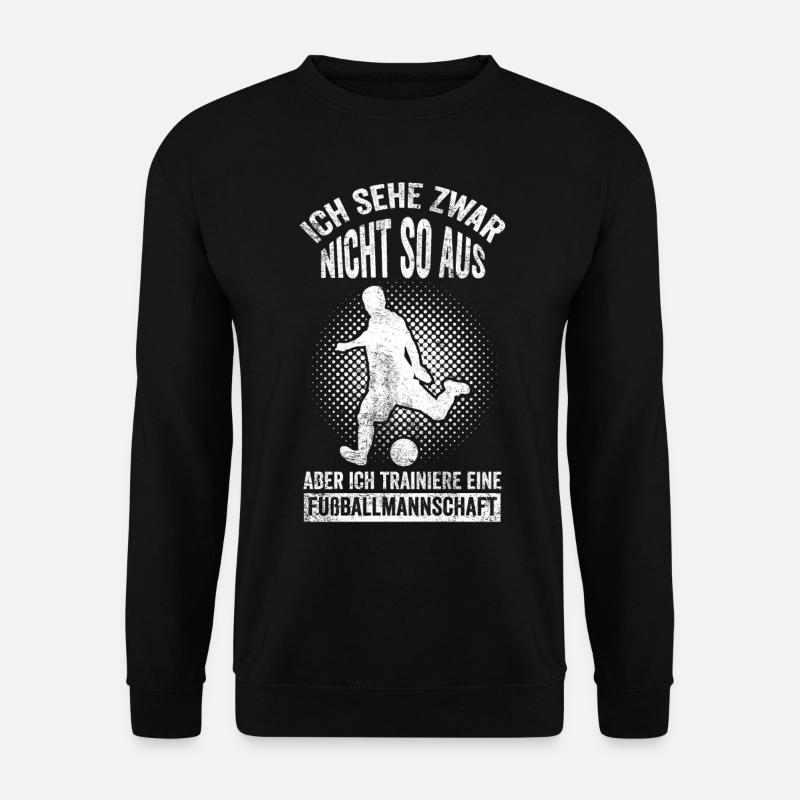 Fußball Trainer Fußballmannschaft - Unisex Pullover - Schwarz