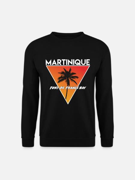 Martinique avec capitale - Sweat-shirt Unisexe - noir
