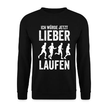Laufen - Unisex Pullover - Schwarz - Vorne - Alina (178cm) & Michal (187cm)