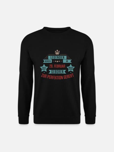 29. Februar Geburtstag - Alle 4 Jahre eskalierts - Unisex Pullover - Schwarz