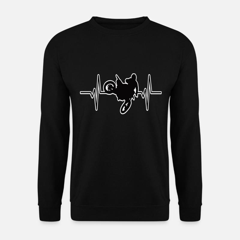 Motocross - Unisex Pullover - Schwarz