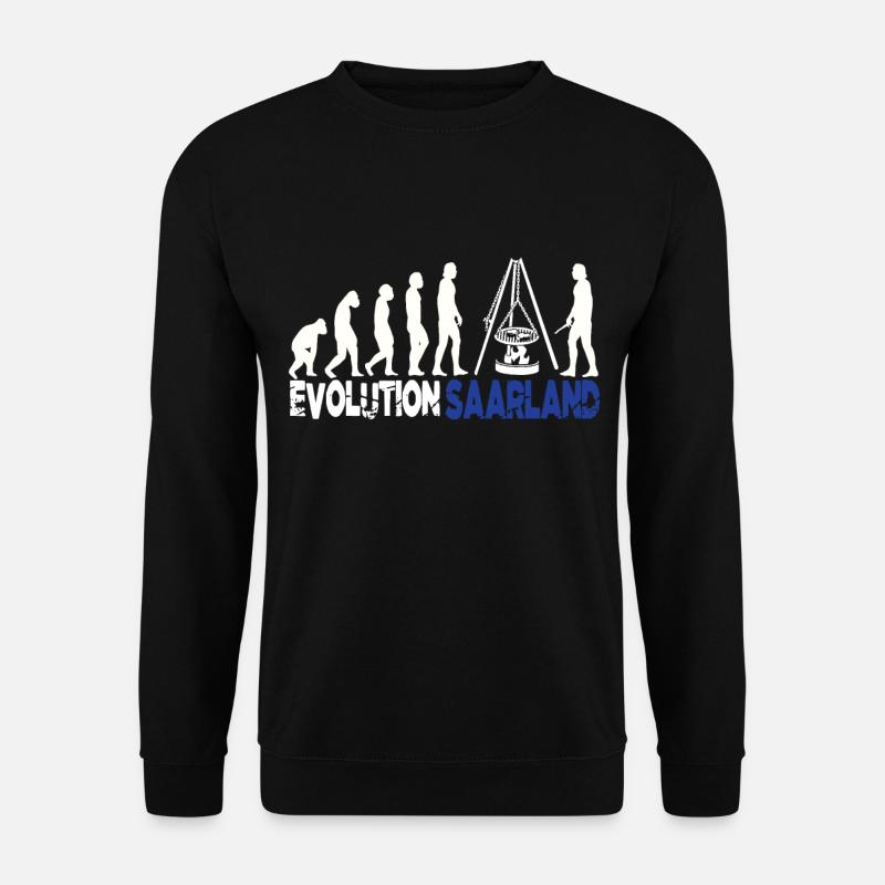 Saarland Evolution Saarland Saarländer - Unisex Pullover - Schwarz