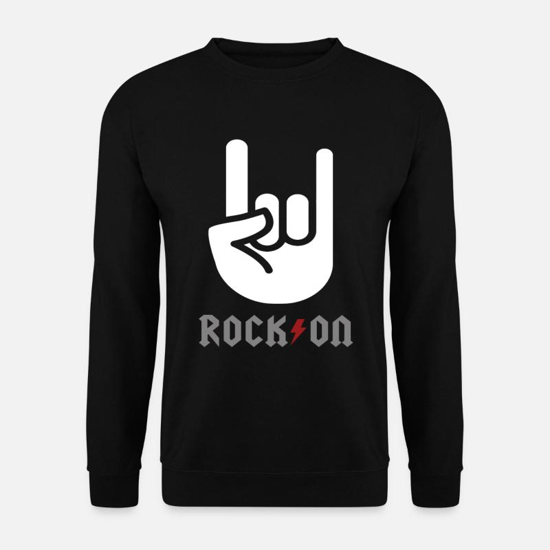 Rock Rock and Roll Rock Musik Rocker - Unisex Pullover - Schwarz