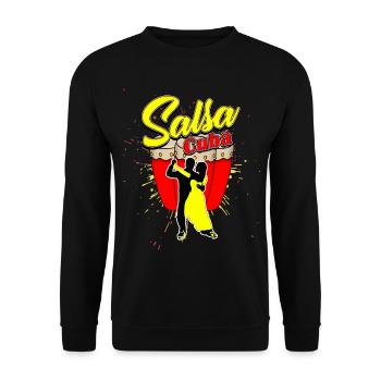 salsa - Sweat-shirt Unisexe - noir - Devant - Alina (178cm) & Michal (187cm)