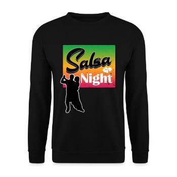 salsa - Sweat-shirt Unisexe - noir - Devant - Alina (178cm) & Michal (187cm)