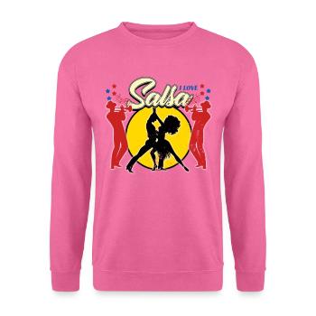salsa - Sweat-shirt Unisexe - rose - Devant