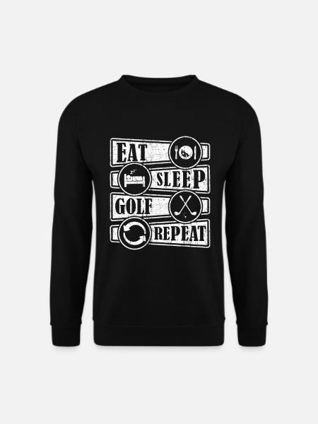 Golf, terrain de golf, golfeur, j'aime le golf - Sweat-shirt Unisexe - noir