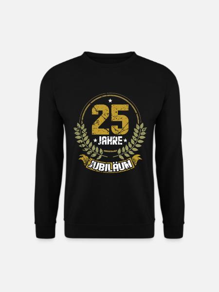 25 Jahre Firmenjubiläum Dienstjubiläum - Unisex Pullover - Schwarz