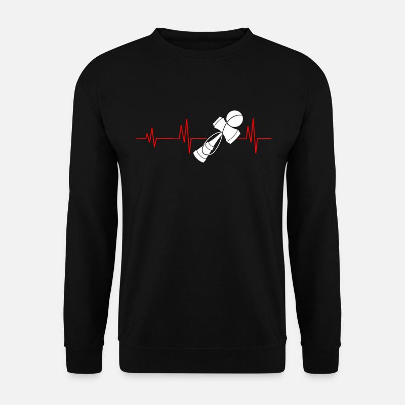 Kendama heartbeat - Unisex Sweatshirt - black