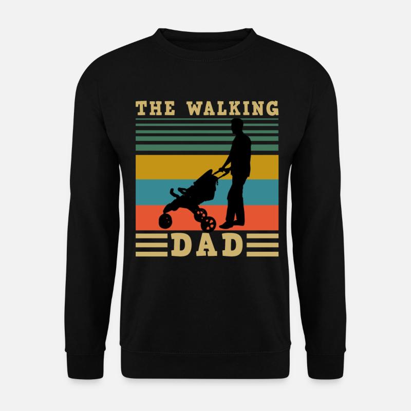 The walking Dad - Unisex Sweatshirt - black