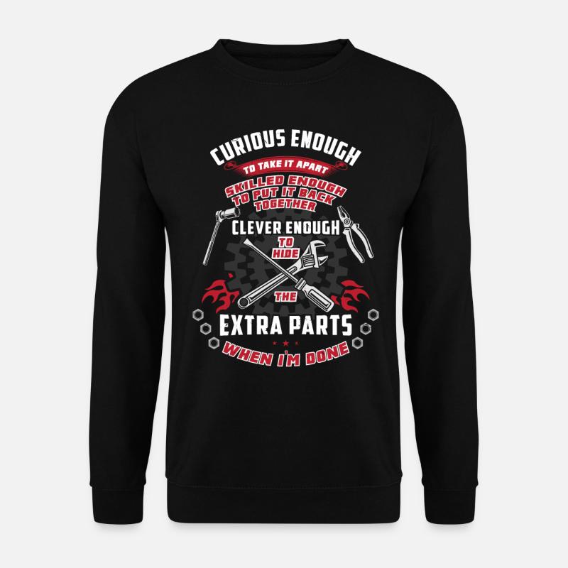 Funny mechanic gift - Unisex Sweatshirt - black