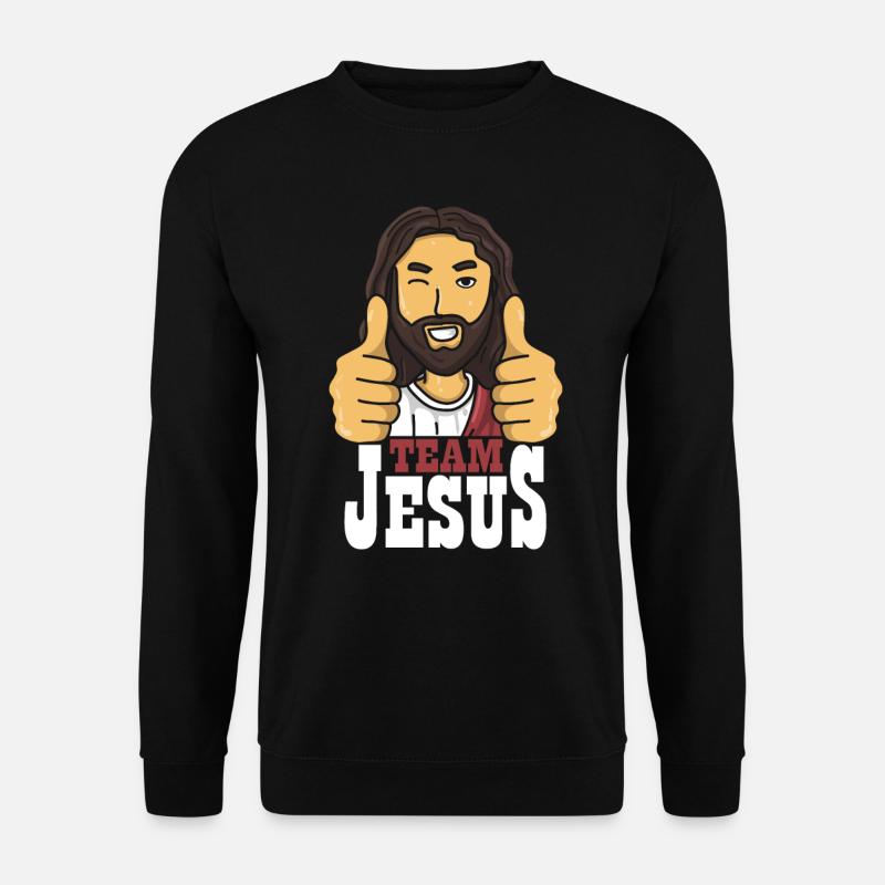 Team Jesus Konfirmation Geschenk - Unisex Pullover - Schwarz