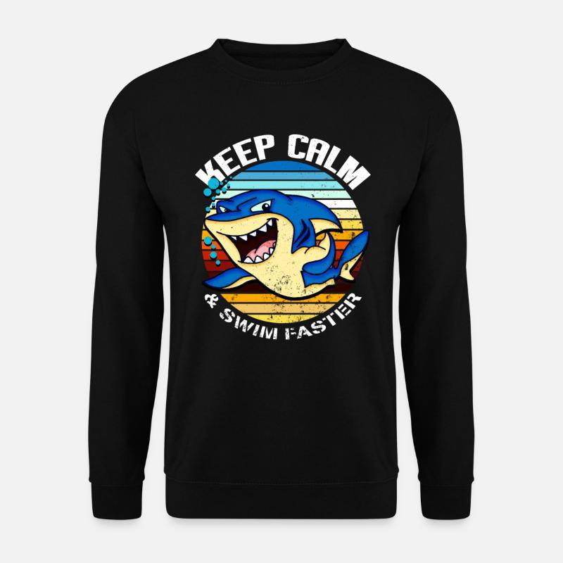 requin - Sweat-shirt Unisexe - noir