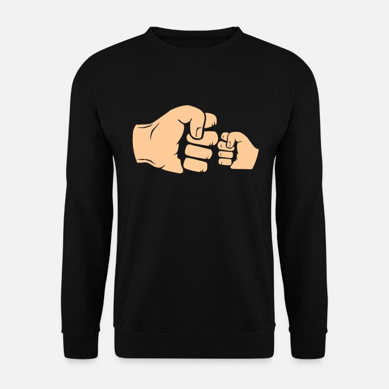 Fist check - Unisex Pullover - Schwarz