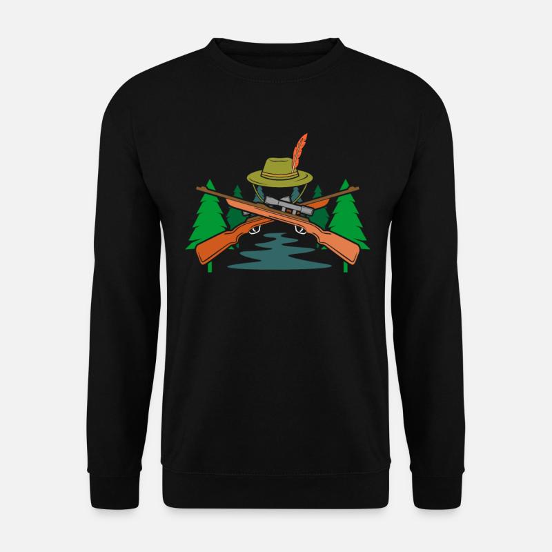 Jägersymbol Jäger - Unisex Pullover - Schwarz