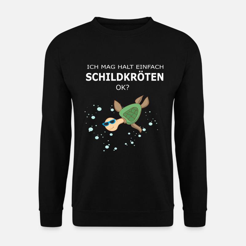 Schildkröte - Unisex Pullover - Schwarz