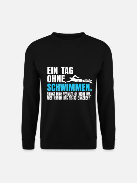 Schwimmen Schwimmlehrer - Unisex Pullover - Schwarz