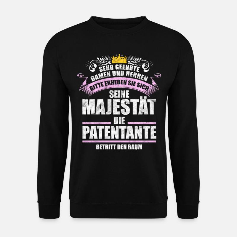 Patentante Geschenk - Unisex Pullover - Schwarz