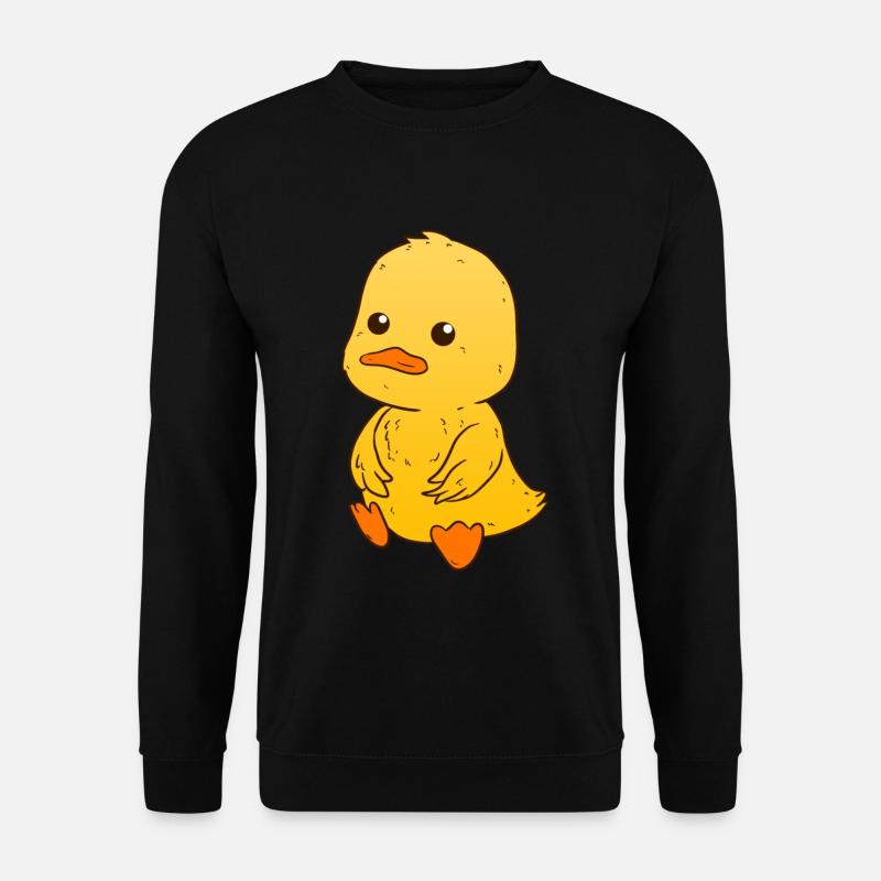 Entchen Ente - Unisex Pullover - Schwarz