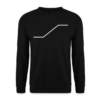 Accountants nose - Unisex Sweatshirt - black - Front - Alina (178cm) & Michal (187cm)