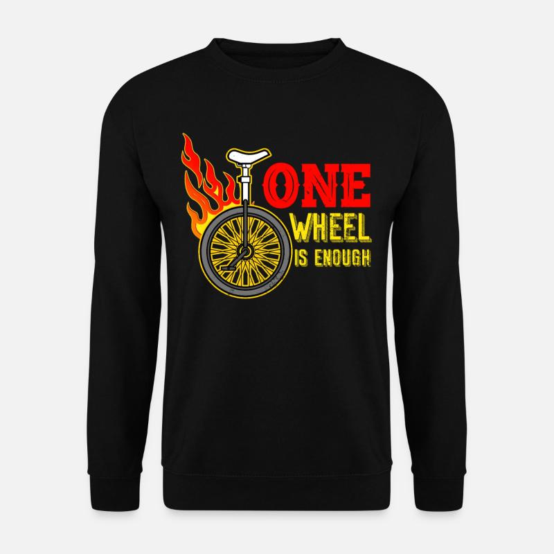 Einrad - Unisex Pullover - Schwarz