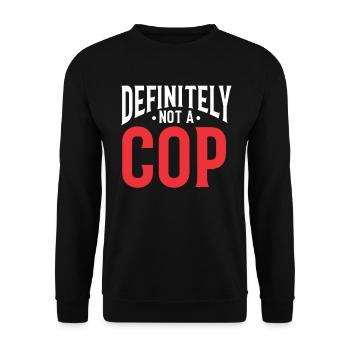 Flic flic flic infiltré cadeau anniversaire - Sweat-shirt Unisexe - noir - Devant - Alina (178cm) & Michal (187cm)