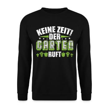 Gärtner Garten Landschaftsgärtner - Unisex Pullover - Schwarz - Vorne - Alina (178cm) & Michal (187cm)