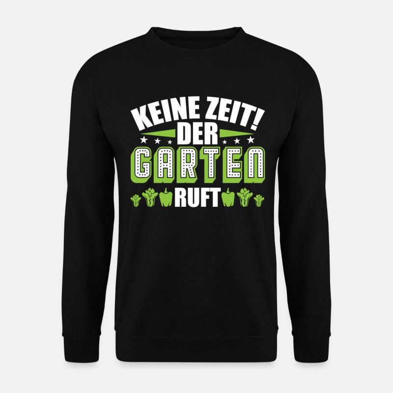 Gärtner Garten Gartenbau Outfit - Unisex Pullover - Schwarz