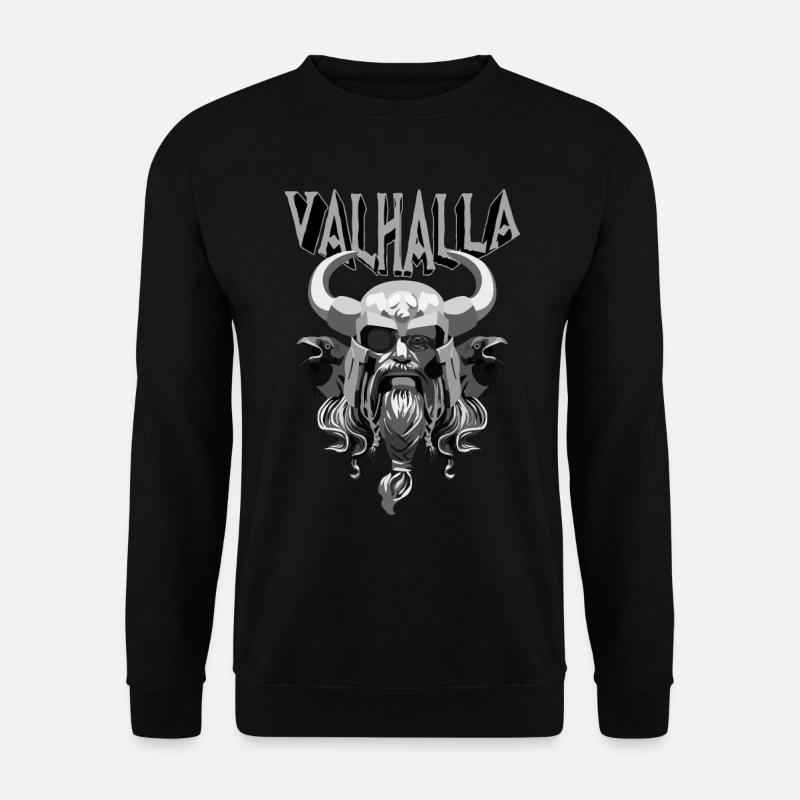 Vikings Valhalla Odin gift - Unisex Sweatshirt - black
